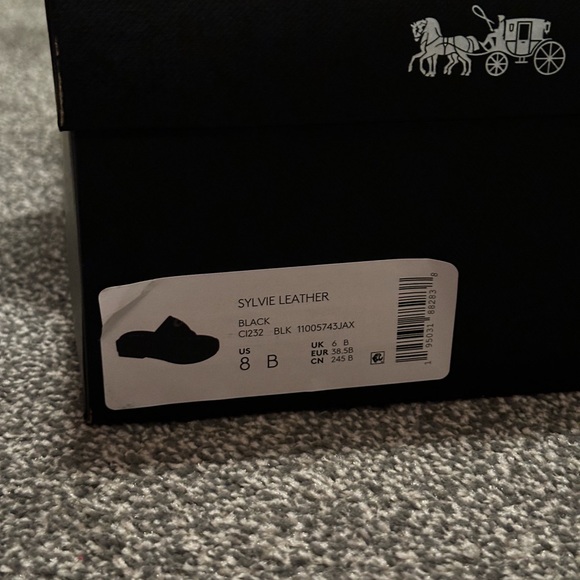 Coach Sylvie flatform Leather Sandals - Picture 4 of 9